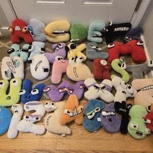 Colorful Alphabet Plush Toy Set